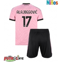Camiseta Juventus Kerim Alajbegovic #17 Visitante Equipación para niños 2026-27 manga corta (+ pantalones cortos)